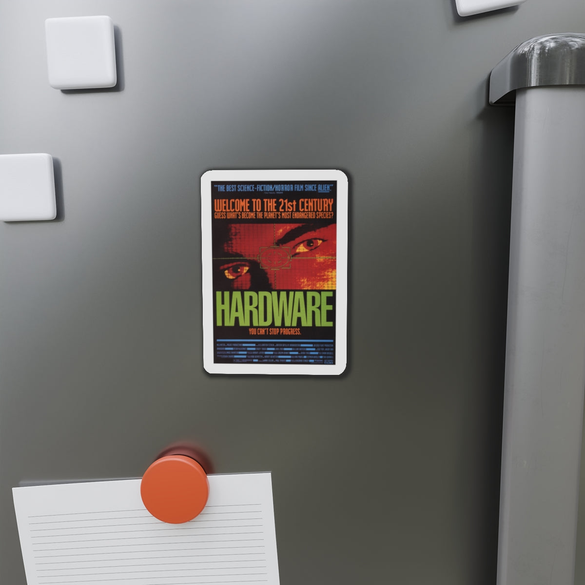 HARDWARE 1990 Movie Poster - Die-Cut Magnet-The Sticker Space