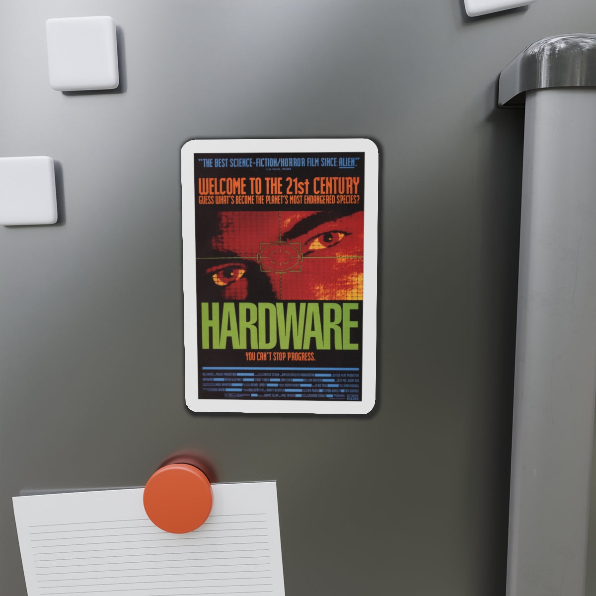 HARDWARE 1990 Movie Poster - Die-Cut Magnet-The Sticker Space