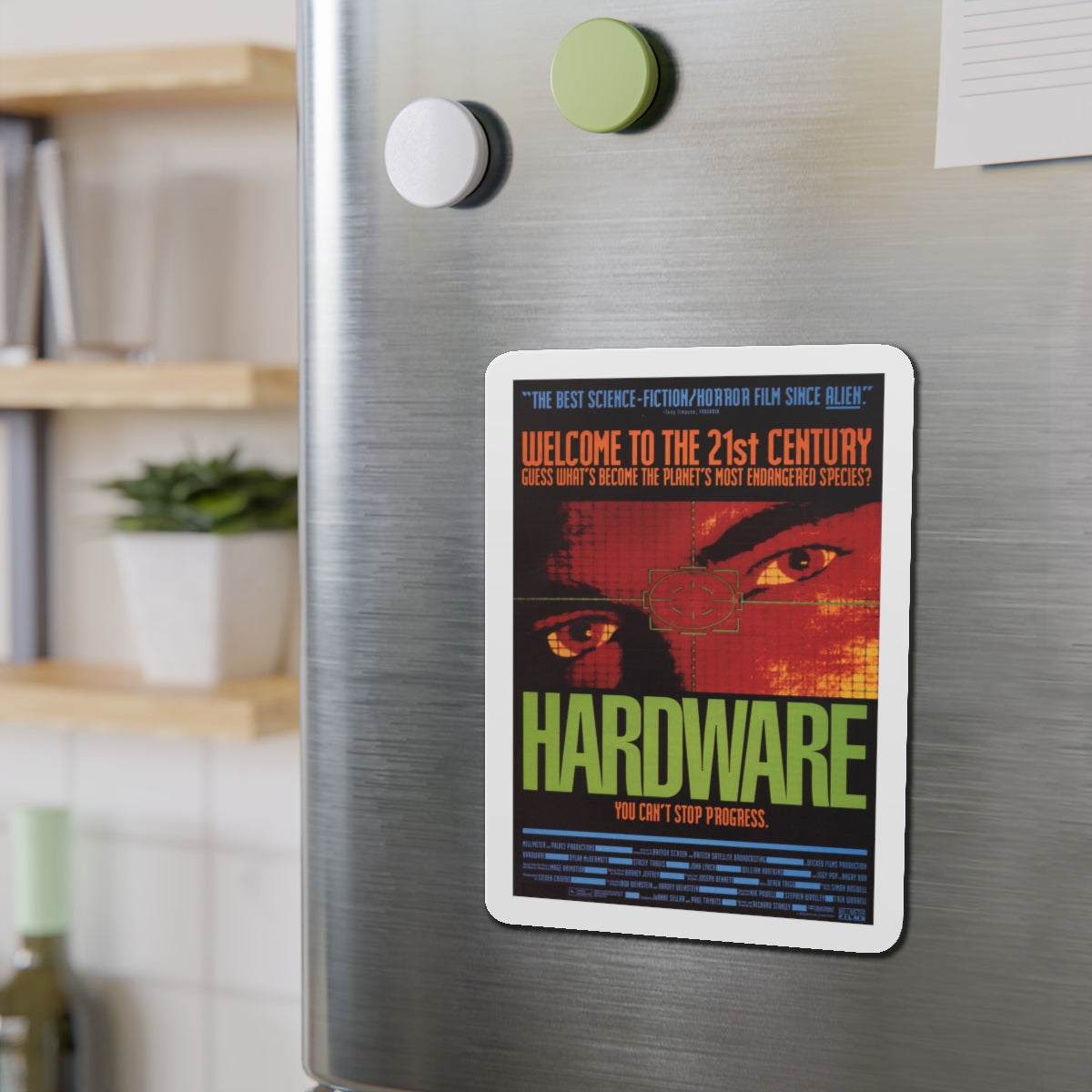 HARDWARE 1990 Movie Poster - Die-Cut Magnet-The Sticker Space