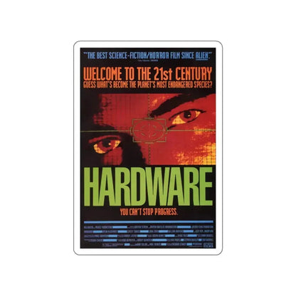 HARDWARE 1990 Movie Poster STICKER Vinyl Die-Cut Decal 5 Inch - The Sticker Space