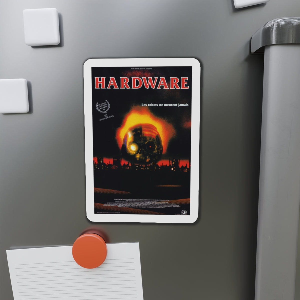 HARDWARE (FRENCH) 1990 Movie Poster - Die-Cut Magnet-The Sticker Space