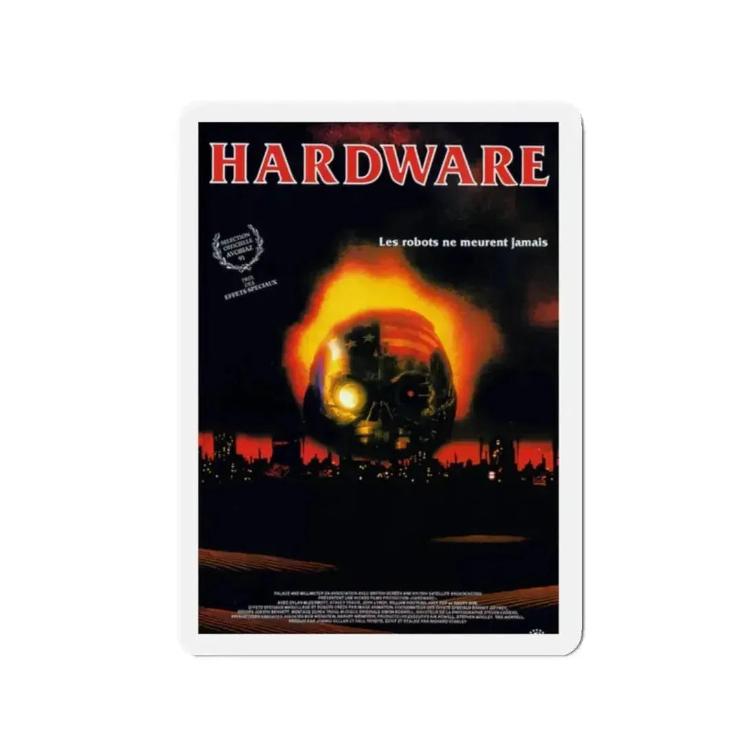 HARDWARE (FRENCH) 1990 Movie Poster - Refrigerator Magnet - The Sticker Space