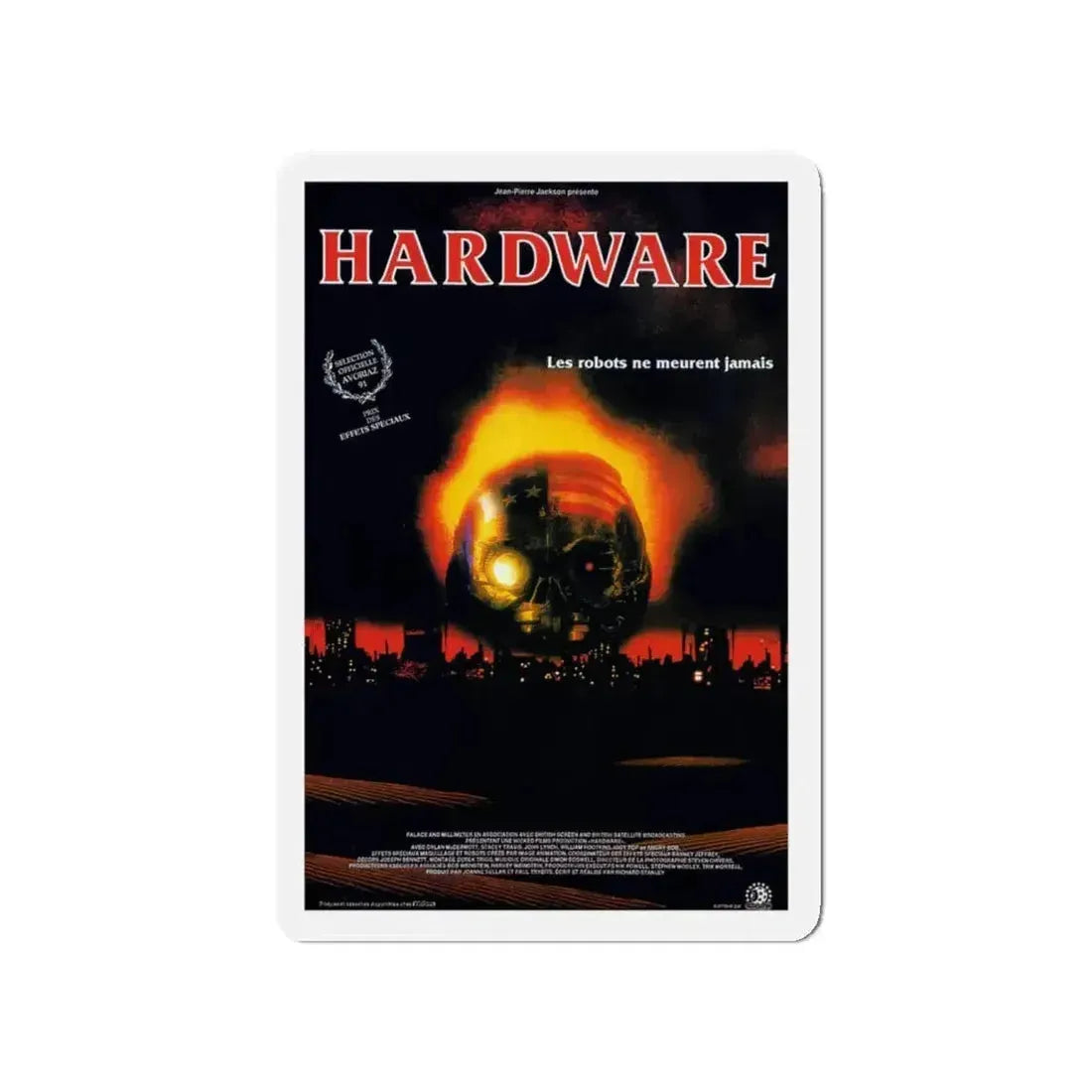 HARDWARE (FRENCH) 1990 Movie Poster - Refrigerator Magnet - The Sticker Space