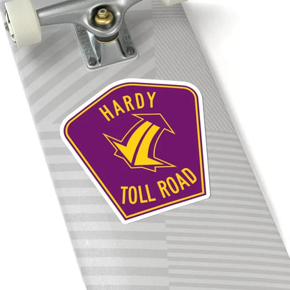 Hardy Toll Road (Texas) (Road Sign) STICKER Vinyl Kiss-Cut Decal - The Sticker Space