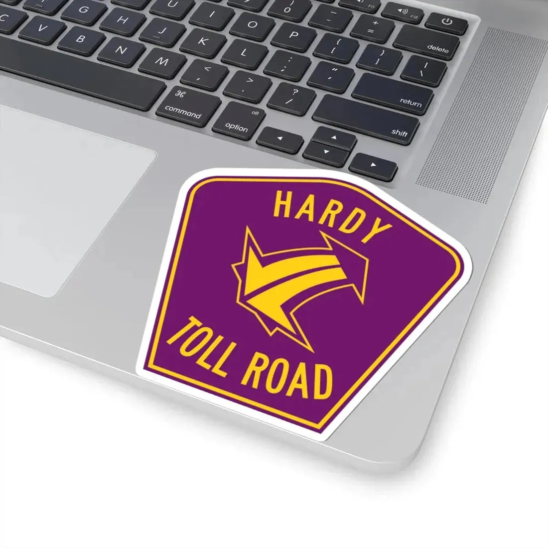 Hardy Toll Road (Texas) (Road Sign) STICKER Vinyl Kiss-Cut Decal - The Sticker Space