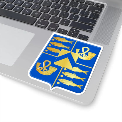 Harenkarspel wapen oud (Netherlands) (Coat of Arms) STICKER Vinyl Kiss-Cut Decal - The Sticker Space