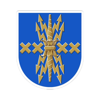 Harjavalta.vaakuna (Finland) (Coat of Arms) STICKER Vinyl Kiss-Cut Decal 4 Inch White - The Sticker Space