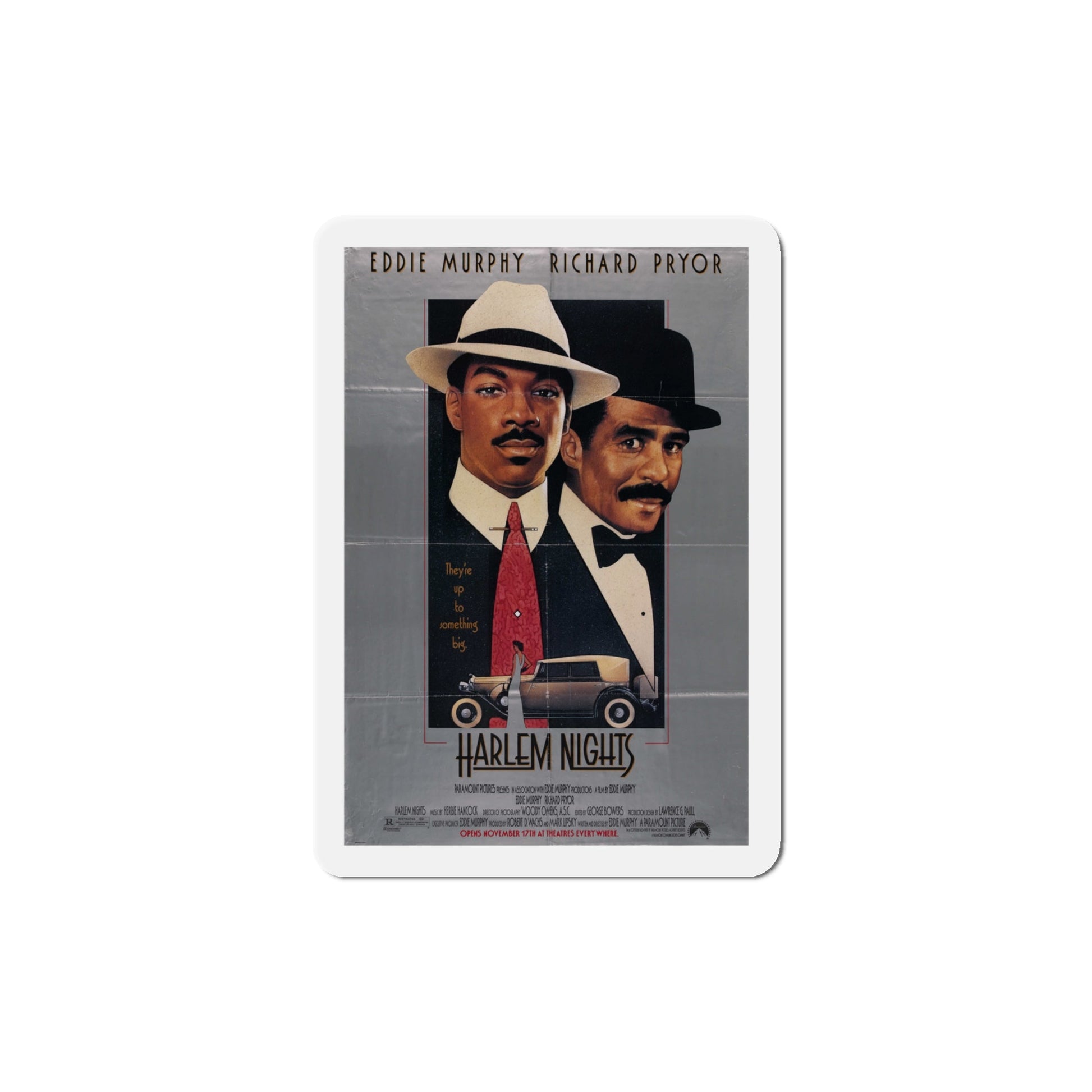 Harlem Nights 1989 Movie Poster Die-Cut Magnet-4" x 4"-The Sticker Space