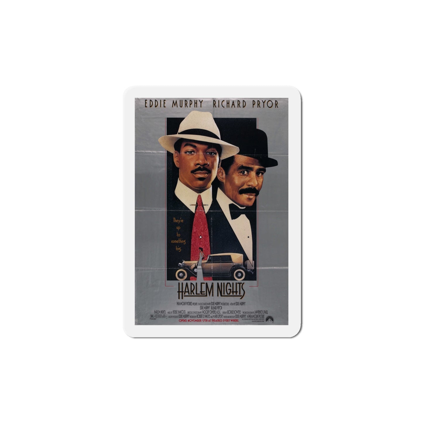 Harlem Nights 1989 Movie Poster Die-Cut Magnet-5" x 5"-The Sticker Space