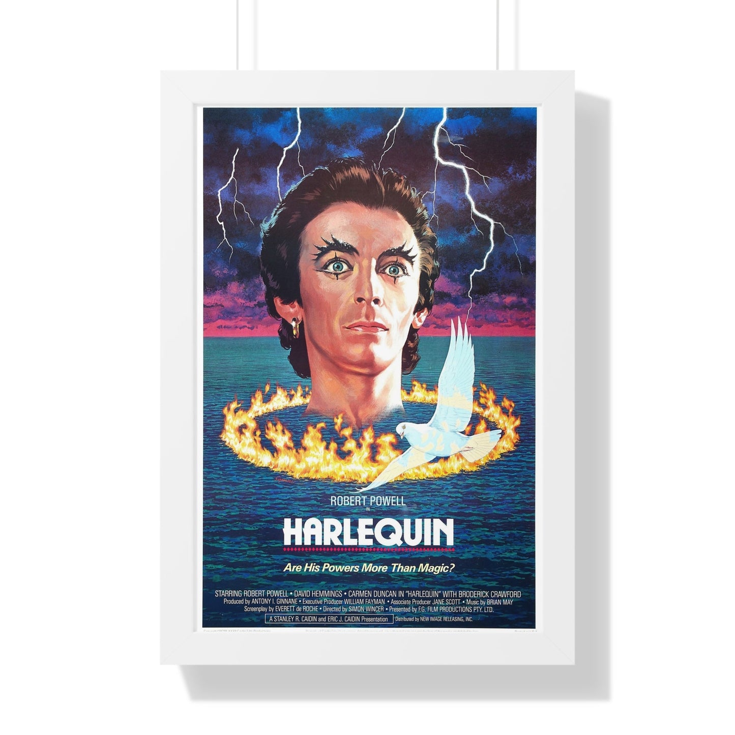 HARLEQUIN 1980 - Framed Movie Poster-16″ x 24″-The Sticker Space