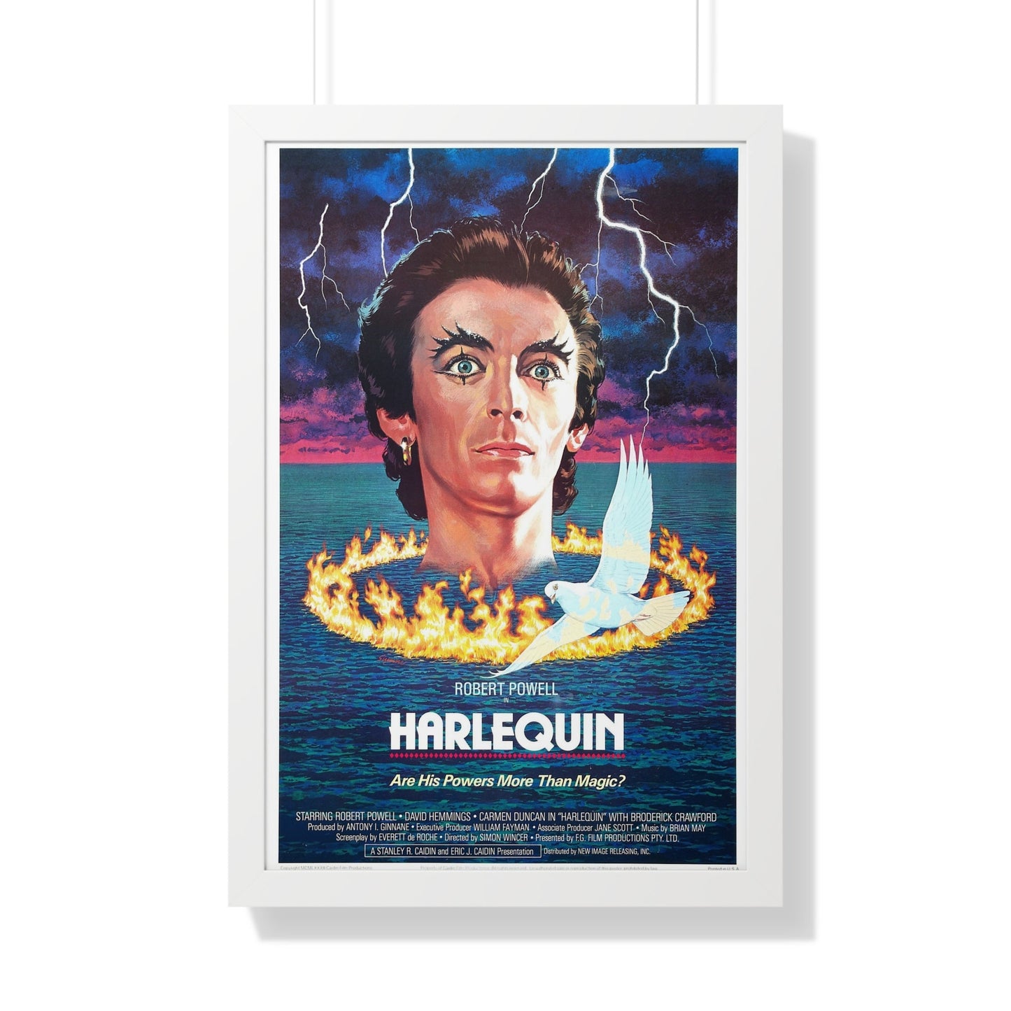 HARLEQUIN 1980 - Framed Movie Poster-20" x 30"-The Sticker Space