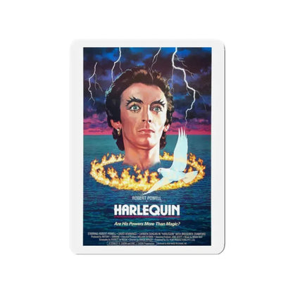 HARLEQUIN 1980 Movie Poster - Refrigerator Magnet 2 Inch - The Sticker Space