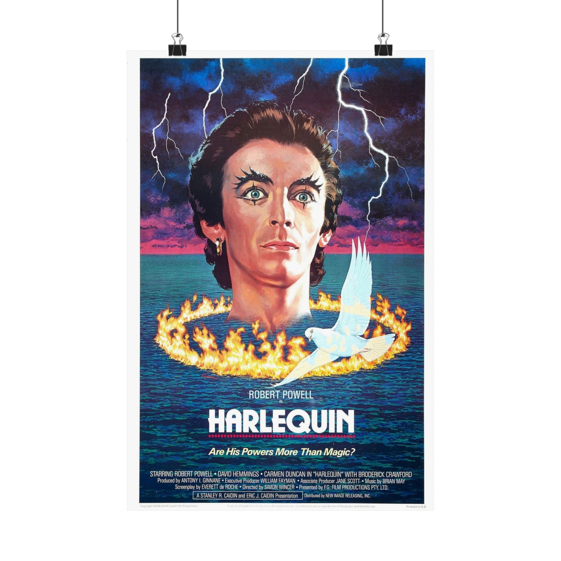 HARLEQUIN 1980 - Paper Movie Poster-12″ x 18″-The Sticker Space