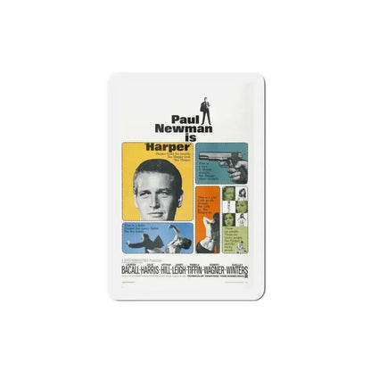 Harper 1966 Movie Poster Refrigerator Magnet 3 Inch - The Sticker Space
