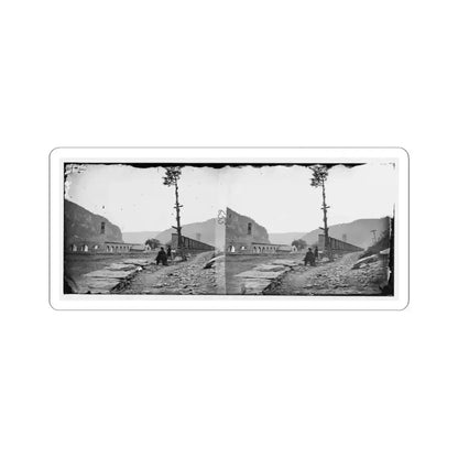 Harper's Ferry, W. Va. Ruins of Arsenal (U.S. Civil War) STICKER Vinyl Kiss-Cut Decal 6 Inch White - The Sticker Space