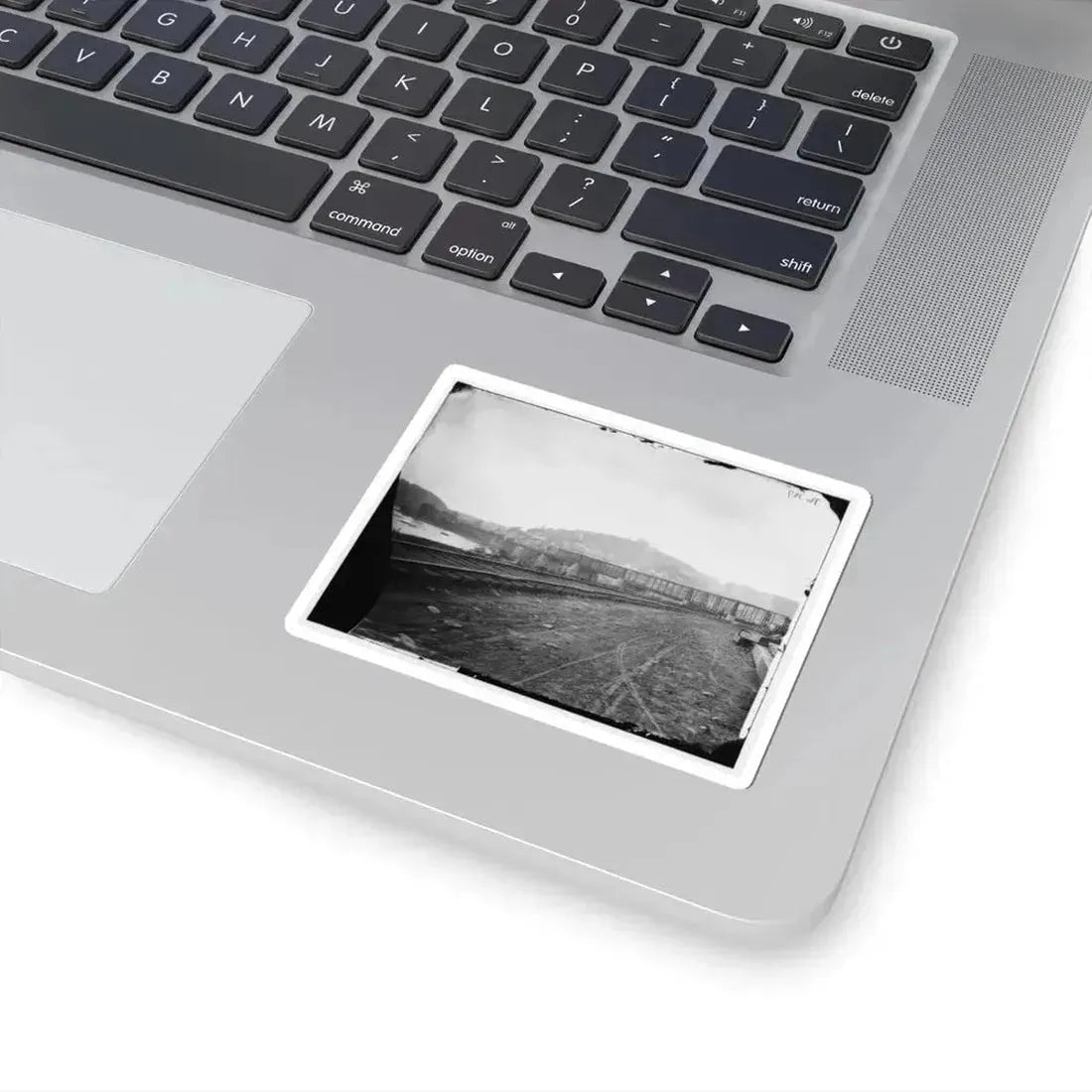 Harper's Ferry, W. Va. View of the Town and Railroad Bridge (U.S. Civil War) STICKER Vinyl Kiss-Cut Decal - The Sticker Space