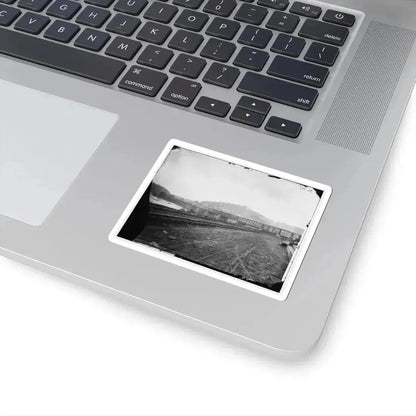 Harper's Ferry, W. Va. View of the Town and Railroad Bridge (U.S. Civil War) STICKER Vinyl Kiss-Cut Decal - The Sticker Space