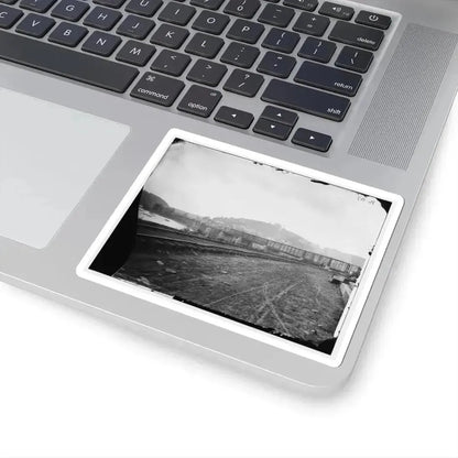 Harper's Ferry, W. Va. View of the Town and Railroad Bridge (U.S. Civil War) STICKER Vinyl Kiss-Cut Decal - The Sticker Space