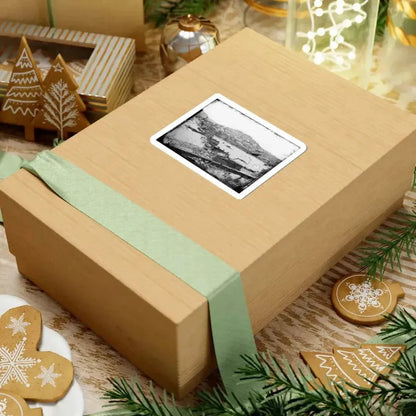 Harper's Ferry, W. Va. View of Town; Railroad Bridge in Ruins (U.S. Civil War) STICKER Vinyl Kiss-Cut Decal - The Sticker Space