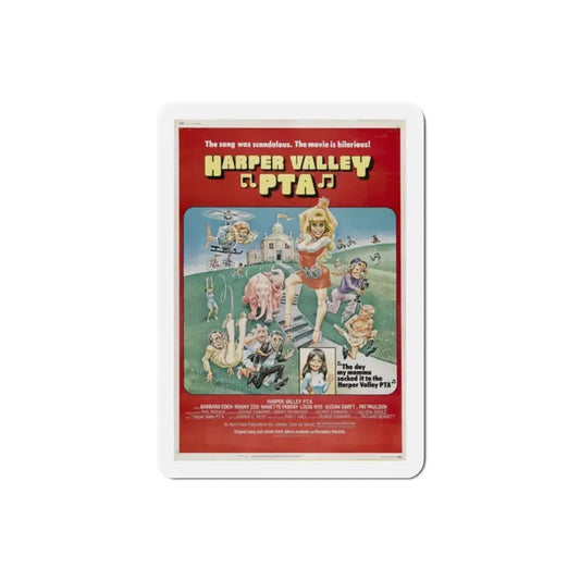 Harper Valley PTA 1978 Movie Poster Refrigerator Magnet 2 Inch - The Sticker Space