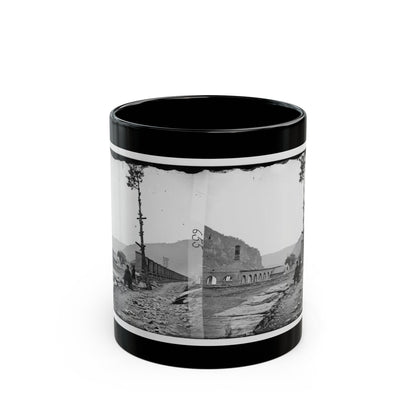 Harper's Ferry, W. Va. Ruins Of Arsenal (U.S. Civil War) Black Coffee Mug-11oz-The Sticker Space