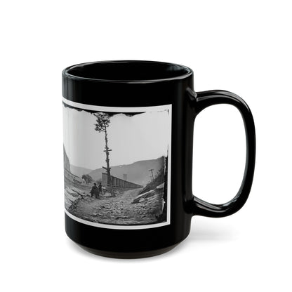 Harper's Ferry, W. Va. Ruins Of Arsenal (U.S. Civil War) Black Coffee Mug-The Sticker Space