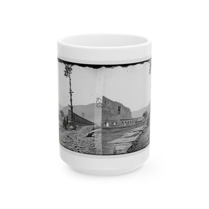 Harper's Ferry, W. Va. Ruins Of Arsenal (U.S. Civil War) White Coffee Mug-15oz-The Sticker Space