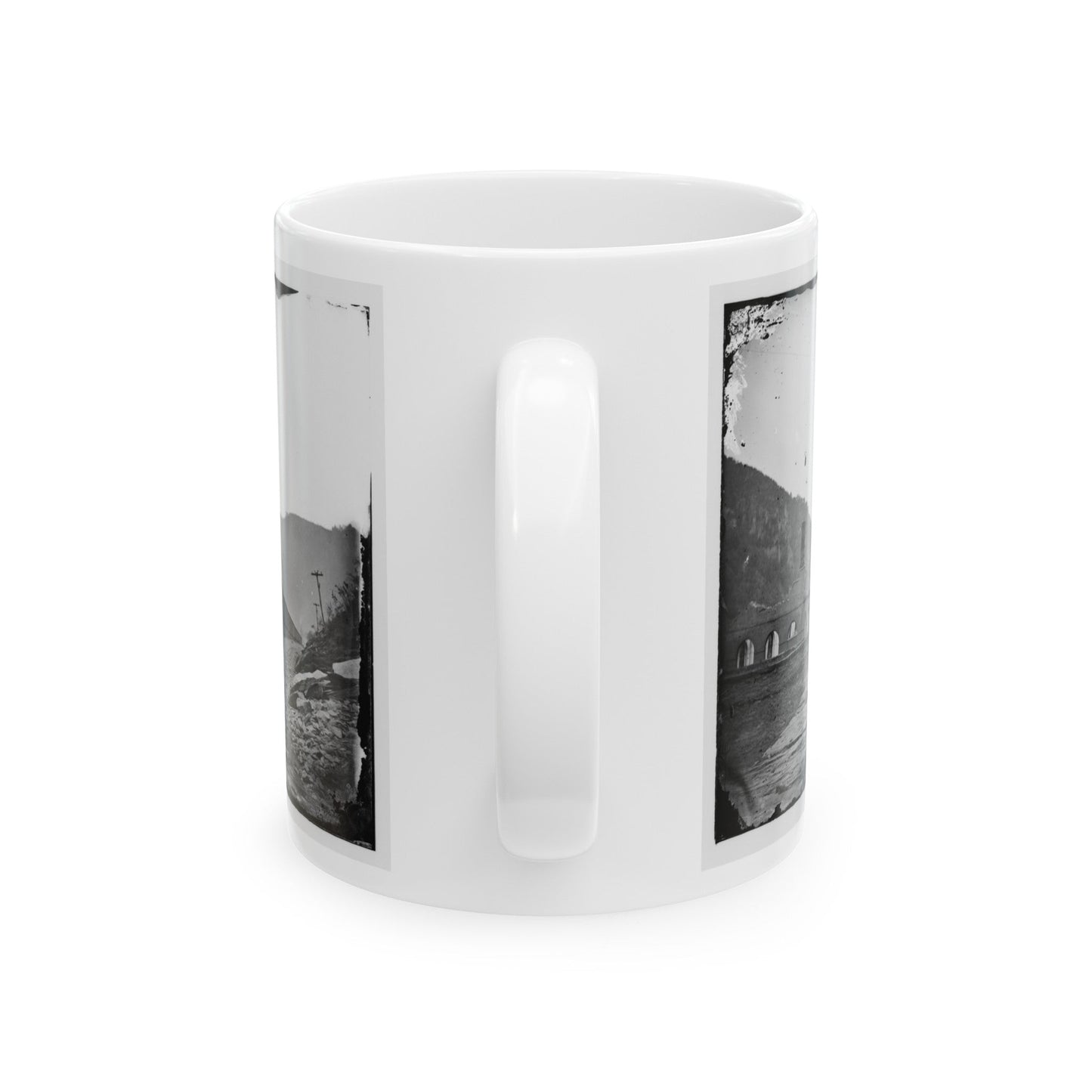 Harper's Ferry, W. Va. Ruins Of Arsenal (U.S. Civil War) White Coffee Mug-The Sticker Space