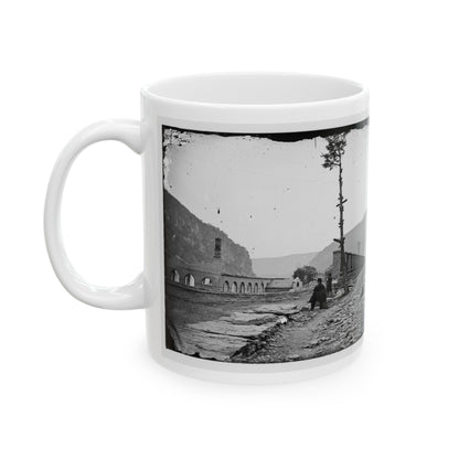 Harper's Ferry, W. Va. Ruins Of Arsenal (U.S. Civil War) White Coffee Mug-The Sticker Space