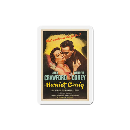 Harriet Craig 1950 Movie Poster Die-Cut Magnet-5 Inch-The Sticker Space