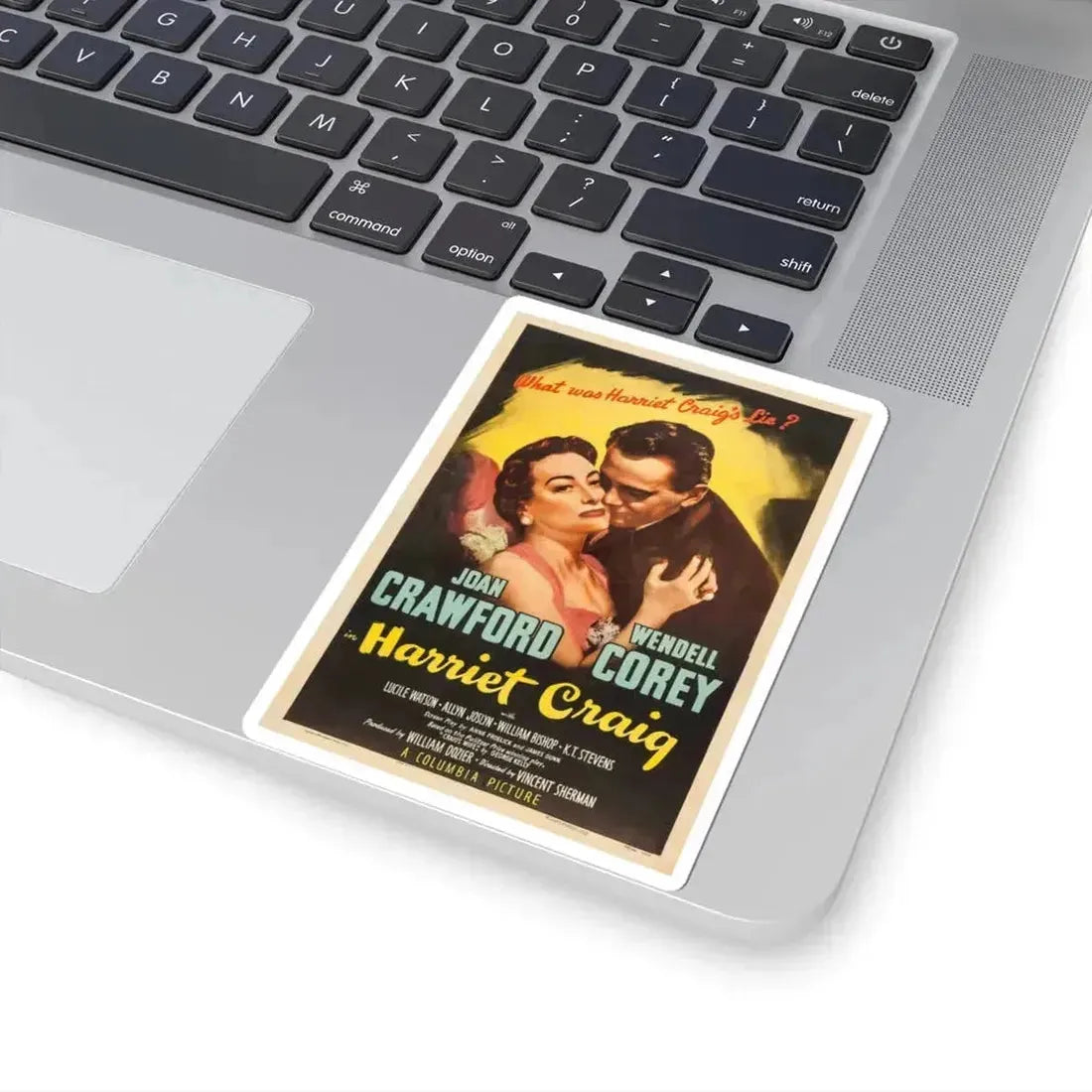 Harriet Craig 1950 Movie Poster - STICKER Vinyl Kiss-Cut Decal - The Sticker Space