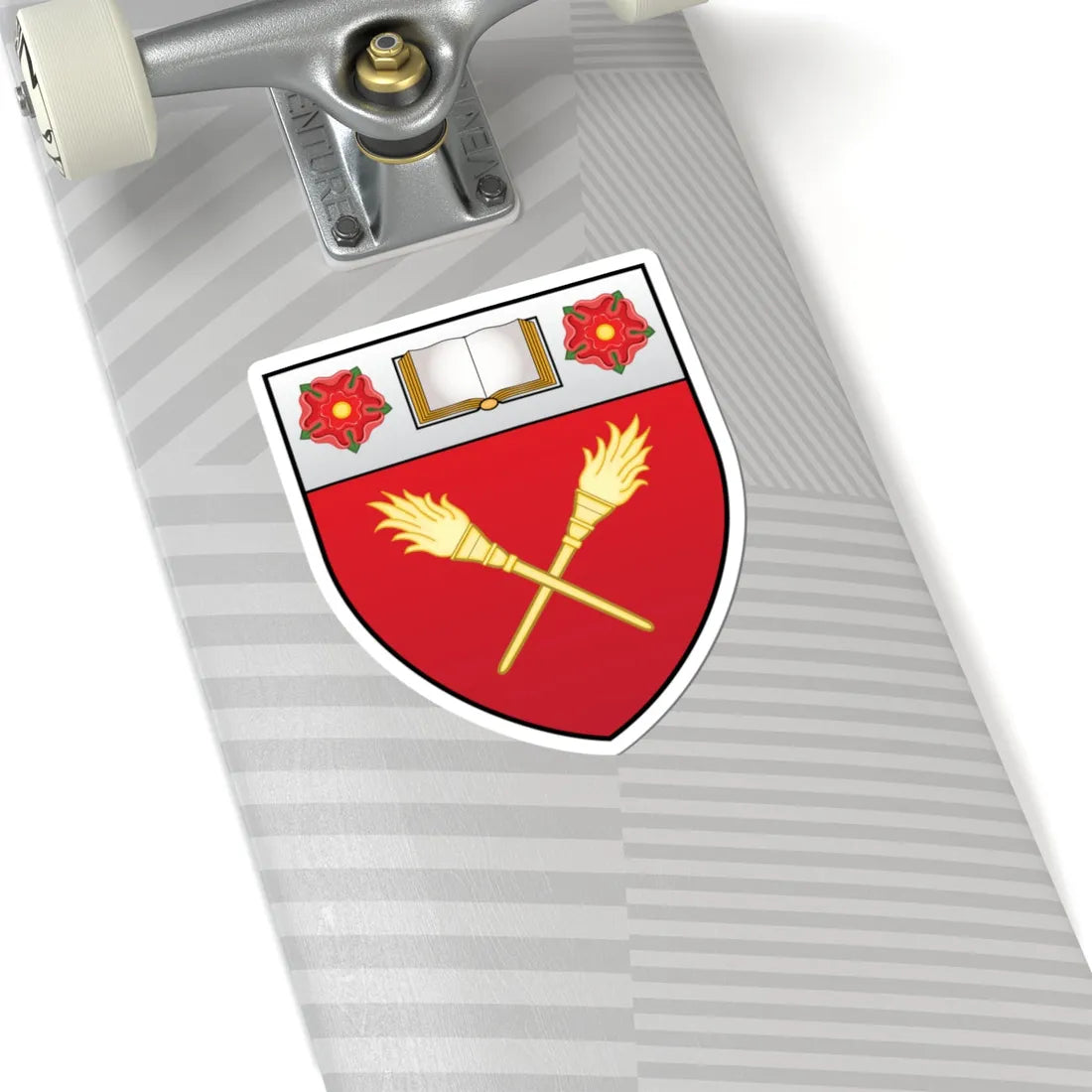 Harris-Manchester College Oxford Coat Of Arms (England) (Coat of Arms) STICKER Vinyl Kiss-Cut Decal - The Sticker Space