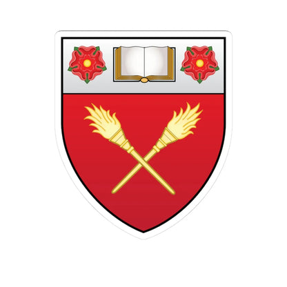 Harris-Manchester College Oxford Coat Of Arms (England) (Coat of Arms) STICKER Vinyl Kiss-Cut Decal - The Sticker Space