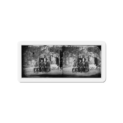 Harrison's Landing, Va. Group Of The Irish Brigade (U.S. Civil War) Refrigerator Magnet 4 Inch Die-Cut - The Sticker Space