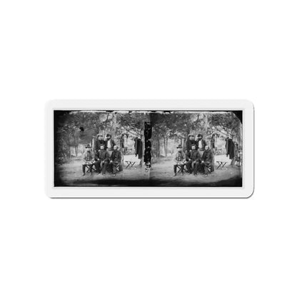 Harrison's Landing, Va. Group Of The Irish Brigade (U.S. Civil War) Refrigerator Magnet 5 Inch Die-Cut - The Sticker Space