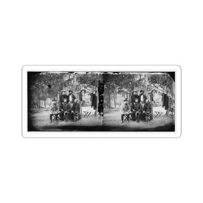 Harrison's Landing, Va. Group of the Irish Brigade (U.S. Civil War) STICKER Vinyl Kiss-Cut Decal 3 Inch White - The Sticker Space