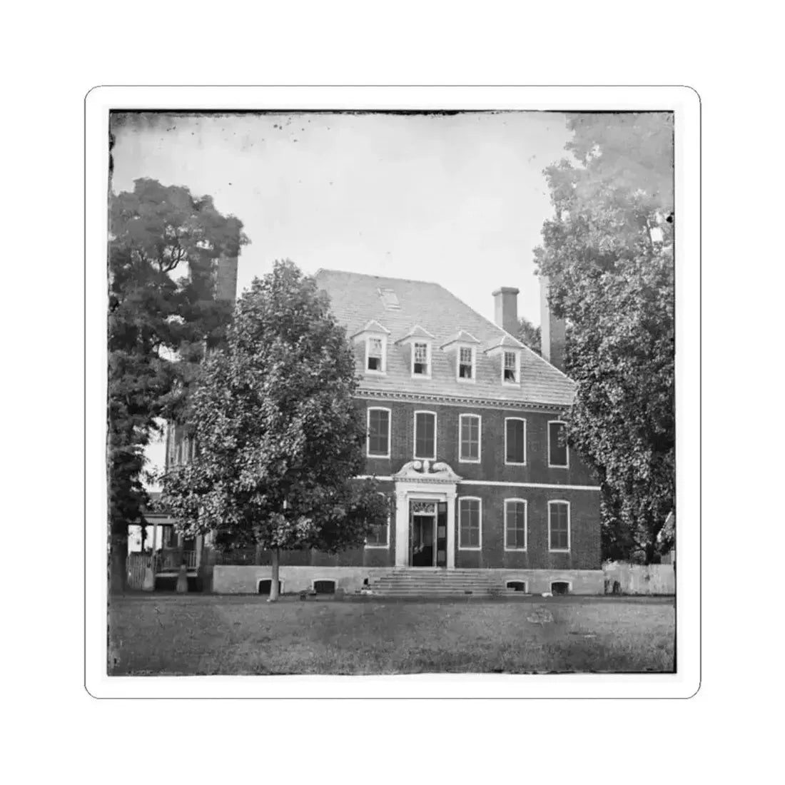 Harrison's Landing, Va., Vicinity. Westover House (U.S. Civil War) STICKER Vinyl Kiss-Cut Decal 2 Inch White - The Sticker Space