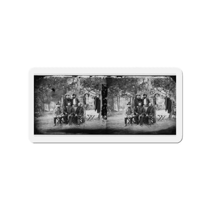 Harrison's Landing, Va. Group Of The Irish Brigade (U.S. Civil War) Refrigerator Magnet-2" x 2"-The Sticker Space