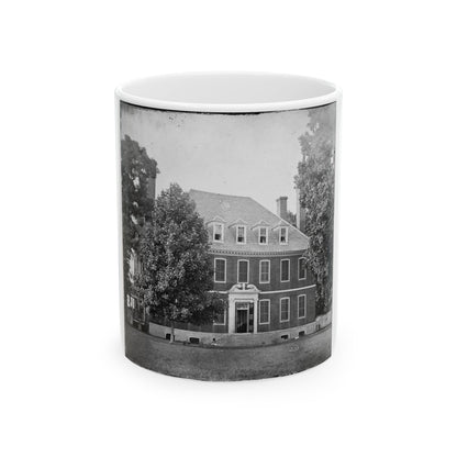 Harrison's Landing, Va., Vicinity. Westover House (U.S. Civil War) White Coffee Mug-11oz-The Sticker Space