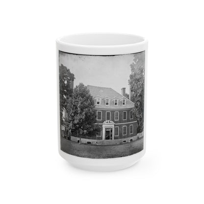 Harrison's Landing, Va., Vicinity. Westover House (U.S. Civil War) White Coffee Mug-15oz-The Sticker Space