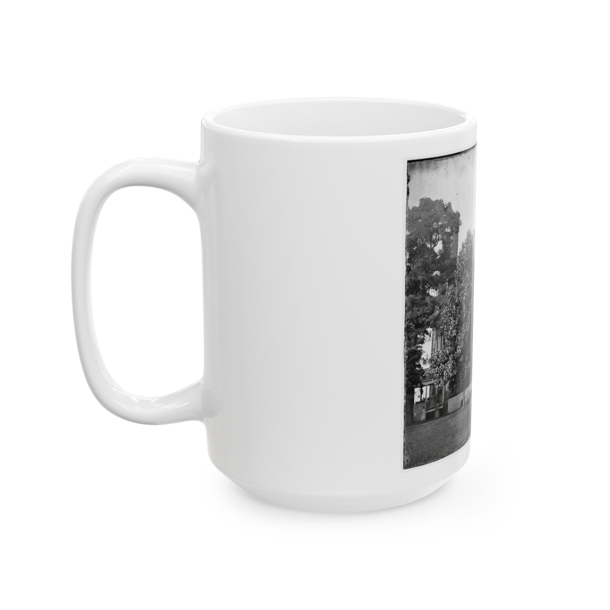 Harrison's Landing, Va., Vicinity. Westover House (U.S. Civil War) White Coffee Mug-The Sticker Space