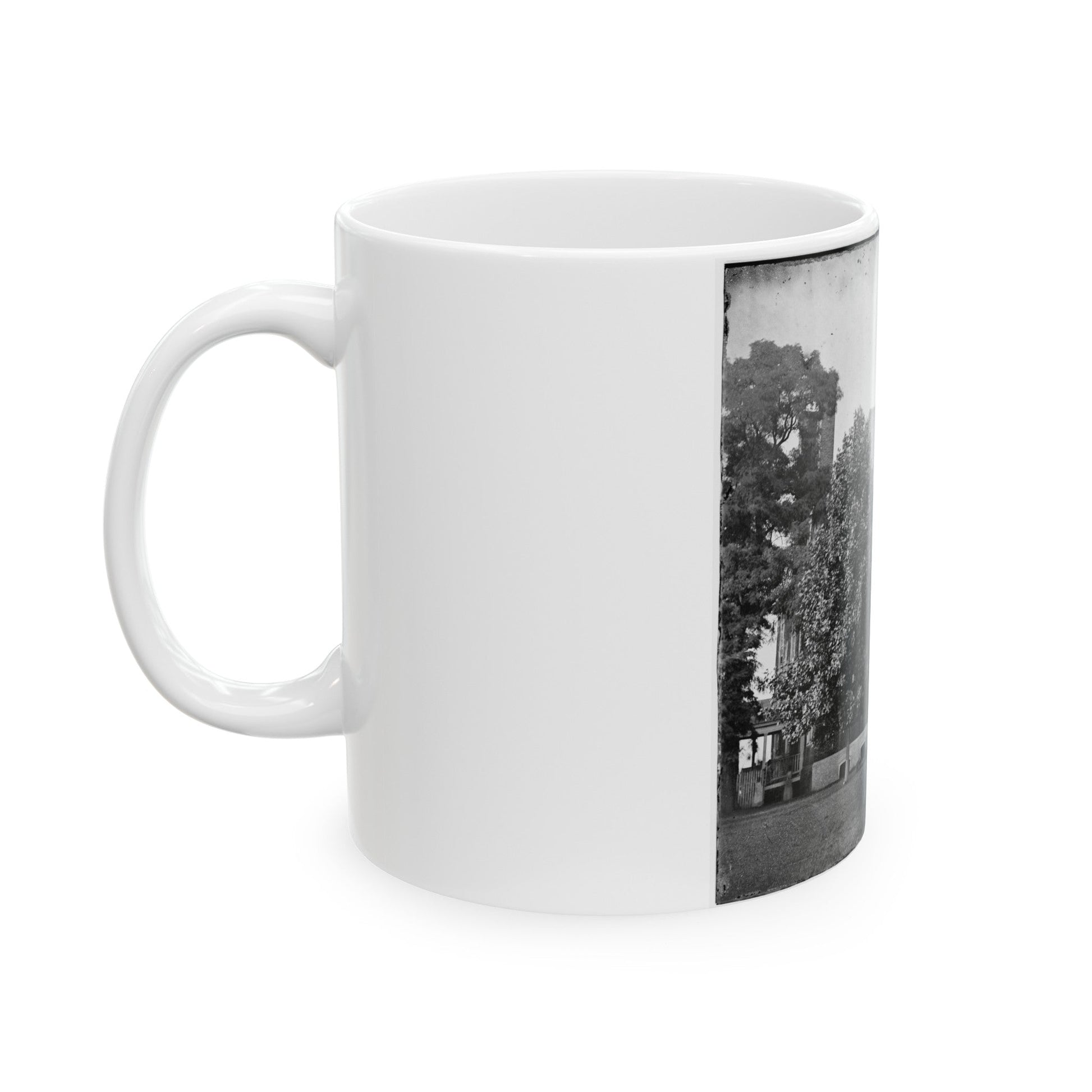 Harrison's Landing, Va., Vicinity. Westover House (U.S. Civil War) White Coffee Mug-The Sticker Space