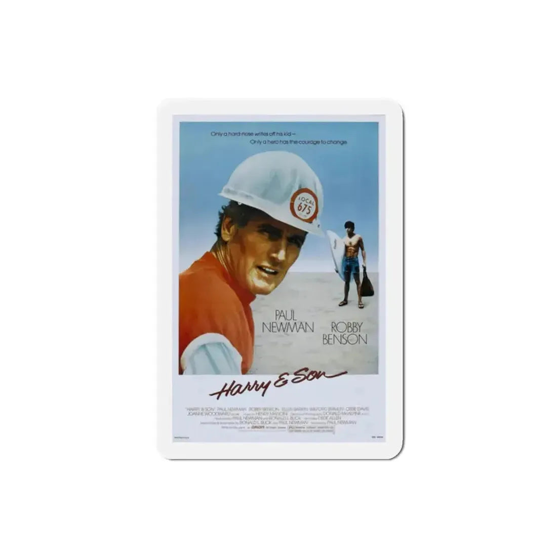 Harry and Son 1984 Movie Poster Refrigerator Magnet - The Sticker Space