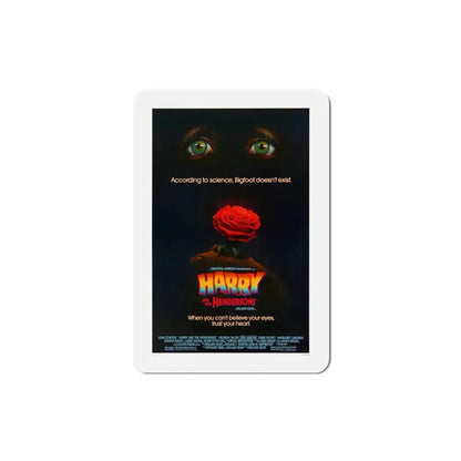 Harry and the Hendersons 1987 Movie Poster Refrigerator Magnet 3 Inch - The Sticker Space