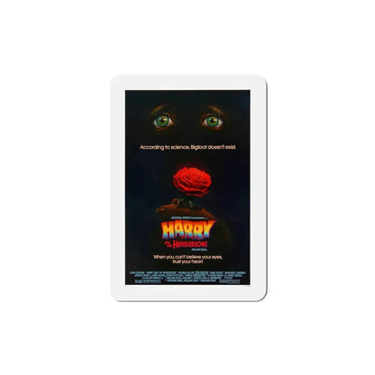 Harry and the Hendersons 1987 Movie Poster Refrigerator Magnet 4 Inch - The Sticker Space