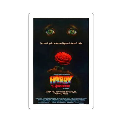 Harry and the Hendersons 1987 Movie Poster STICKER Vinyl Die-Cut Decal 3 Inch - The Sticker Space
