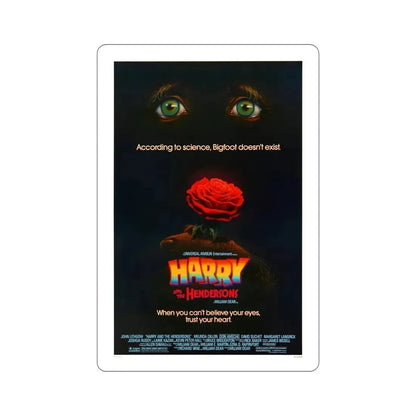 Harry and the Hendersons 1987 Movie Poster STICKER Vinyl Die-Cut Decal 5 Inch - The Sticker Space