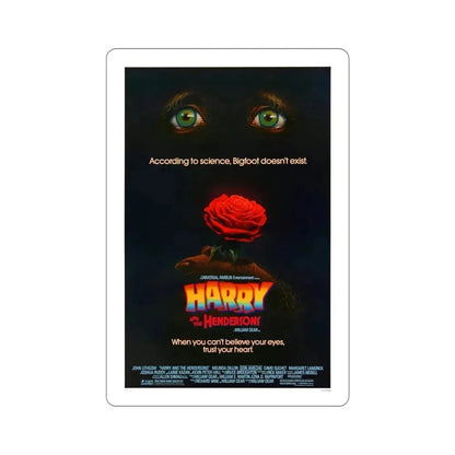 Harry and the Hendersons 1987 Movie Poster STICKER Vinyl Die-Cut Decal 6 Inch - The Sticker Space