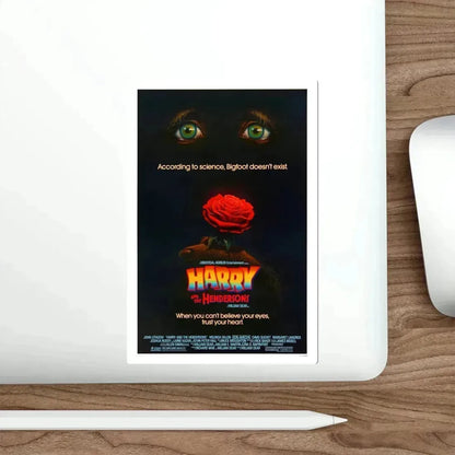 Harry and the Hendersons 1987 Movie Poster STICKER Vinyl Die-Cut Decal - The Sticker Space