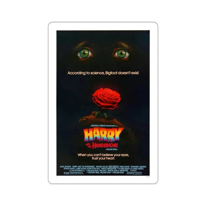 Harry and the Hendersons 1987 Movie Poster STICKER Vinyl Die-Cut Decal - The Sticker Space